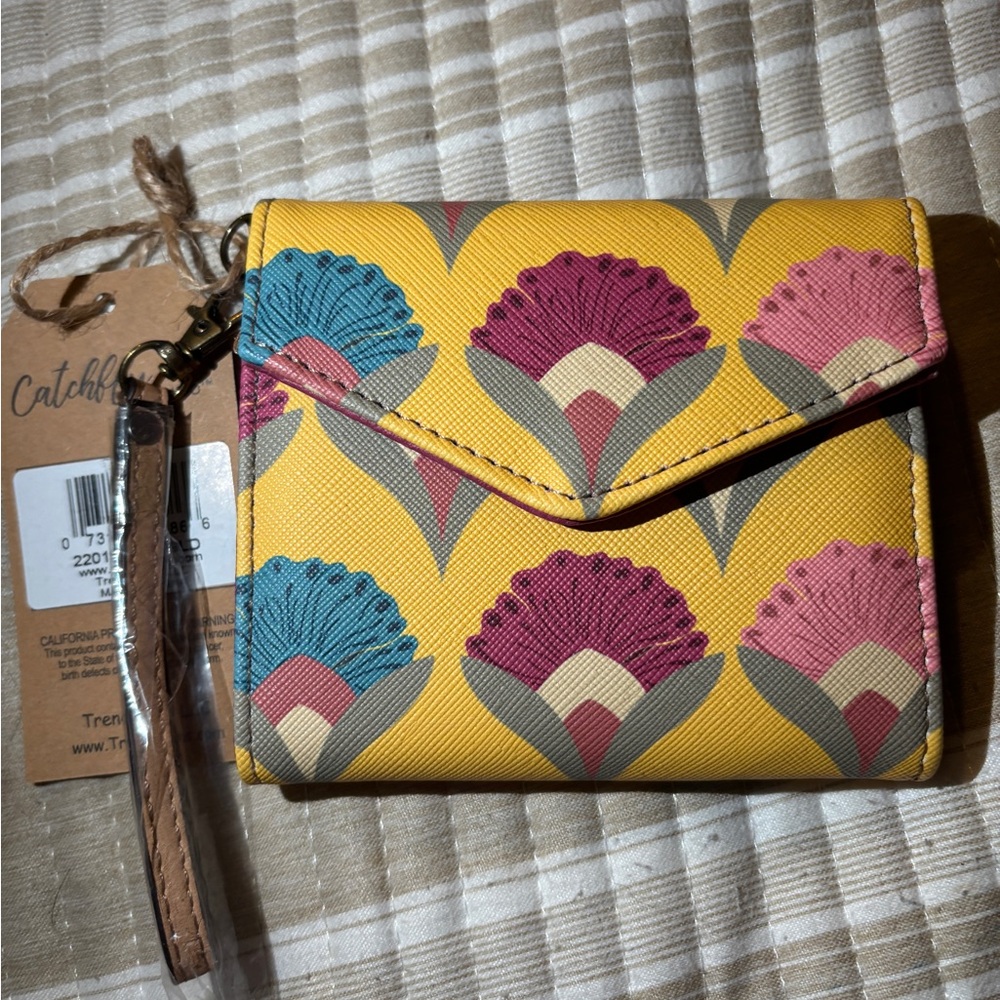 Catchfly Yellow Floral Women's Wallet